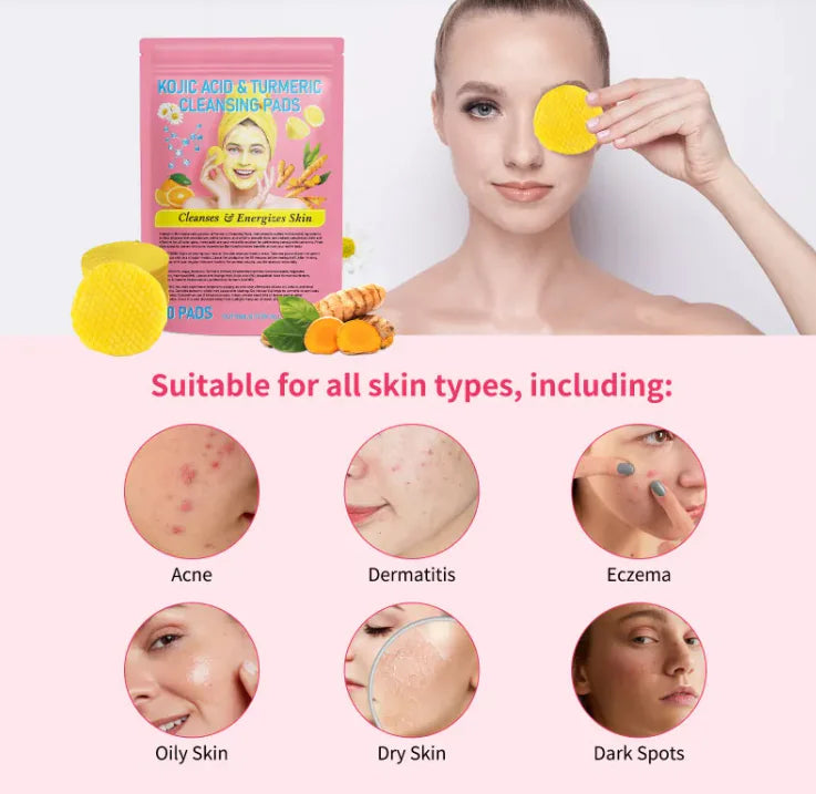Turmeric Kojic Cleansing Pads