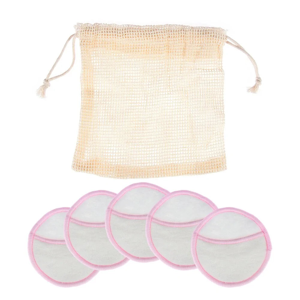 5/12Pcs Reusable Cotton Pads Makeup Remover